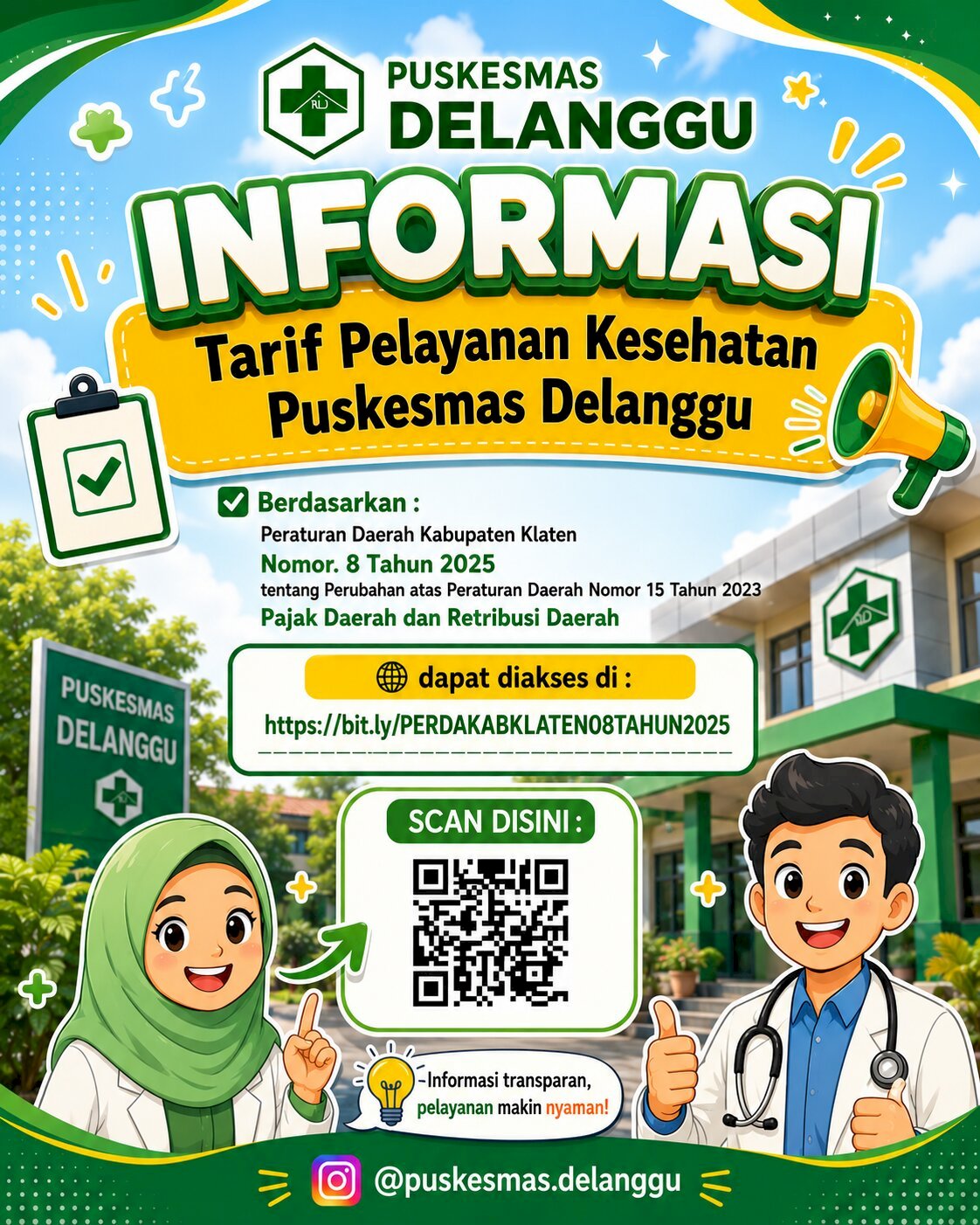 PERUBAHAN TARIF PELAYANAN KESEHATAN